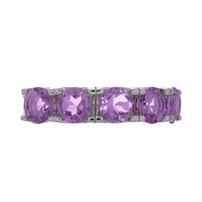 Amethyst 5 Stone Ring - Size 7 202//202